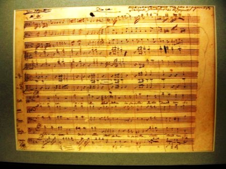 Mozart sheet music